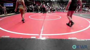 96-100 lbs Quarterfinal - Zoey Vaughn, Sperry Wrestling Club vs Gabriel Thorpe, Owasso Takedown Club