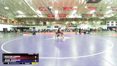 170 lbs Cons. Round 6 - Schyler Caringi, Gannon University vs Jewel Gonzalez, Gannon University