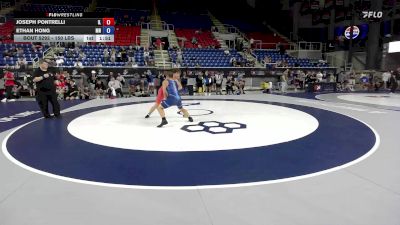 150 lbs Cons. Sub-rd Of 32 - Joseph Pontrelli, IL vs Ethan Hong, MN