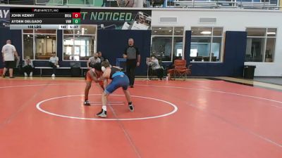 108 lbs Rr Rnd 2 - Ayden Delgado, VHW Red - HSC vs John Kenny, Broad Axe Green - HSC