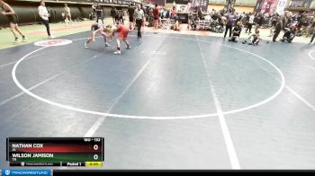 132 lbs Cons. Round 1 - Wilson Jamison, TN vs Nathan Cox, AL