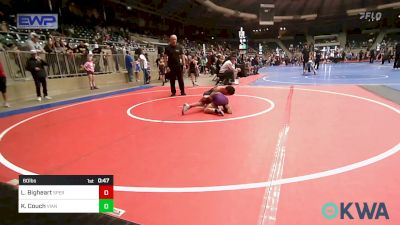 60 lbs Semifinal - Legend Bigheart, Sperry Wrestling Club vs Klasen Couch, Vian Wrestling Club