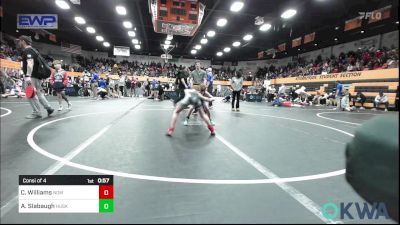 58 lbs Consi Of 4 - Creed Williams, Team Nomad vs Archer Slabaugh, Husky Wrestling Club