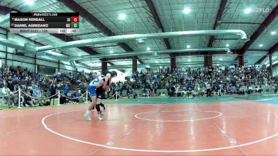 120 lbs Cons. Round 2 - Mason Kendall, Spanish Springs vs Daniel Agredano, Reed