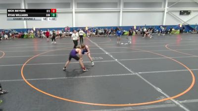 113 lbs Champ. Round 3 - Ryan Williams, Unattached vs Nick Meyers, Unattached