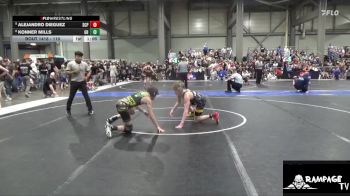 110 lbs Champ. Round 1 - Alejandro Dieguez, South Central Punisher vs Konner Mills, Great Bend