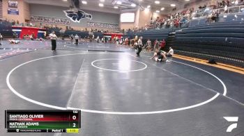 132 lbs 11th Place Match - Santiago Olivier, Frisco Centennial vs Nathan Adams, North DeSoto
