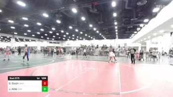 102 lbs Round Of 16 - Grant Dixon, Oakdale, Wrestling vs Joseph Alde, Dominate WC