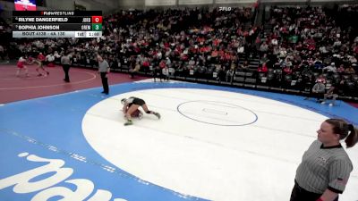 4A 130 lbs Quarterfinal - Sophia Johnson, Orem vs Rilyne Dangerfield, Jordan