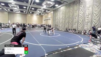 130 lbs Quarterfinal - Katrina Cortez, Paw vs Addison Ellis, Threshold WC