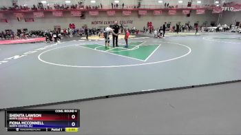 180 lbs Cons. Round 4 - Fiona McConnell, North Central (IL) vs Shenita Lawson, North Central (IL)