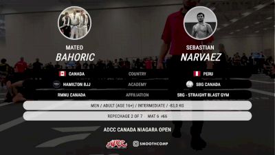 Sebastian Narvaez vs Mateo Bahoric 2025 ADCC Niagara Open