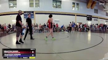 138 lbs Cons. Round 2 - Braxton Shines, South Bend Wrestling Club vs Traevaun Hopkins, Cougar Wrestling Club