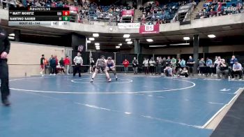 144 lbs Champ. Round 1 - Matt Moritz, Unattached vs Santino Sauer, Unattached