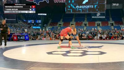 140 lbs Cons. Rd Of 16 - Viktoriia Rodnikova, IL vs Karis Butler, WA