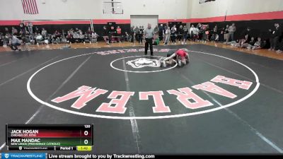 120 lbs Champ. Round 1 - Max Mandac, New Lenox (PROVIDENCE CATHOLIC) vs Jack Hogan, Chicago (ST. RITA)