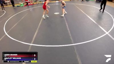 132 lbs Quarterfinal - Aiden Graner, MN vs Bentley Williams, SD