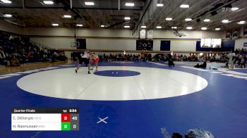 285 lbs Quarterfinal - Carl DiGiorgio, Coast Guard vs Hunter Rasmussen, Roger Williams