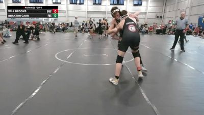 165 lbs Finals (2 Team) - Will Brooks, 84 Athletes vs Braxton Carr, Freakztyle Wrecking Crew