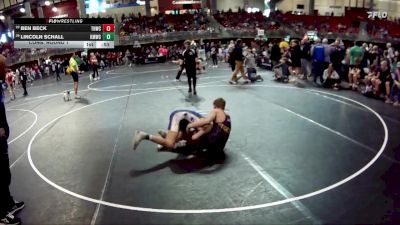 132 lbs Cons. Round 1 - Ben Beck, Tekamah Herman Wrestling Club vs Lincoln Schall, Kearney MatCats Wrestling Club