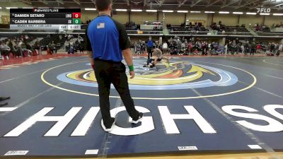 106 lbs 3rd Place - Damien Setaro, Lincoln vs Caden Barbera, South Kingstown