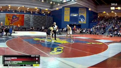 157 lbs Cons. Round 2 - Chase Carpinteri, St Frances Academy vs Elijah Brito, Whitehall