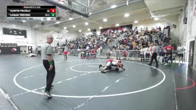 190 lbs 5th Place Match - Logan Trevino, Calvary Chapel/SA vs Quntin Pacelli, Garden Grove