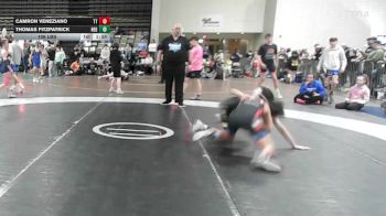 106 lbs Quarterfinal - Camron Veneziano, Team Tugman - MSC vs Thomas Fitzpatrick, New England Gold - MSC