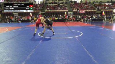 137 lbs Cons. Round 5 - DJay Wipf, Montana Disciples vs Sawyer Crowe, SW Mt Wrestling