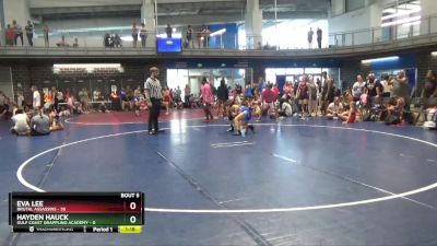 100 lbs Round 3 (4 Team) - Hayden Hauck, Gulf Coast Grappling Academy vs Eva Lee, Brutal Assassins