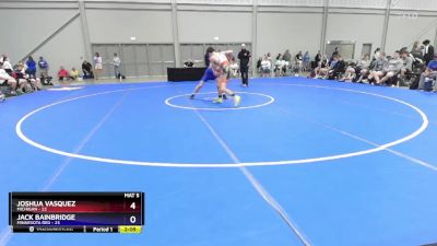 138 lbs Round 1 (8 Team) - Joshua Vasquez, Michigan vs Jack Bainbridge, Minnesota Red