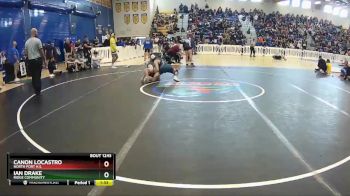 132 lbs Cons. Round 2 - Ian Drake, Ridge Community vs Canon LoCastro, North Port H.S.