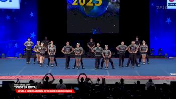 Twister All Star - Twister Royal [2025 L6 International Open Coed Non Tumbling Semis] 2025 The Cheerleading Worlds