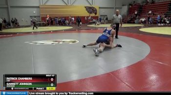 165 lbs Quarterfinal - Garrett Johnson, Dubuque vs Patrick Chambers, Coe