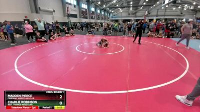 92 lbs Cons. Round 1 - Madden Pierce, Cardinal Wrestling Club vs Charlie Robinson, Best Trained Wrestling