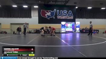 113 lbs Cons. Round 2 - Dominic Salazar, Spartan Mat Club vs Nicholas Turba, Ohio