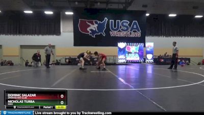 113 lbs Cons. Round 2 - Dominic Salazar, Spartan Mat Club vs Nicholas Turba, Ohio