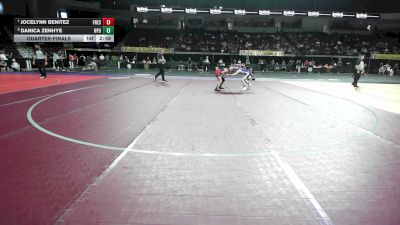 103 lbs Quarterfinal - Jocelynn Benitez, Fresno State vs Danica Zenhye, High Point