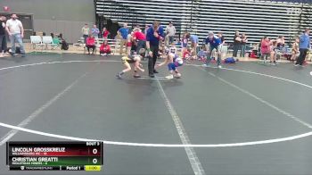 60 lbs Round 2 (4 Team) - Lincoln Grosskreuz, Williamsburg WC vs Christian Greatti, Midlothian Miners