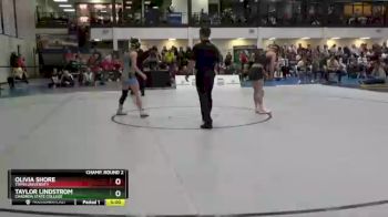 101 lbs Champ. Round 2 - Olivia Shore, Tiffin University vs Taylor Lindstrom, Chadron State College