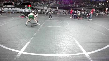 91 lbs Quarterfinal - Jake Stevens, Olympic vs Matthew Murschell Jr, Clearview