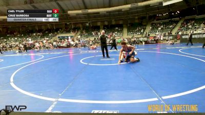 175 lbs Quarterfinal - Cael Tyler, Ragnarock Wrestling Club vs Cruz Barbosa, MANTANONA-TC
