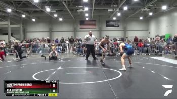 135 lbs Cons. Round 2 - Eli Koster, Wichita Wrestling Club vs Austin Freisberg, Caney