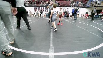 60 lbs Round Of 16 - Tucker Moss, RWC vs Rhett Mudgett, Choctaw Ironman Youth Wrestling