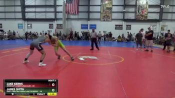 165 lbs Round 3 (3 Team) - Jake Kerns, RIVER CITY WRESTLING CLUB vs James Smith, EAST CAROLINA WRESTLING ACADEMY