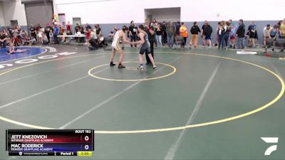 125 lbs Round 2 - Jett Knezovich, Interior Grappling Academy vs Mac Roderick, Pioneer Grappling Academy