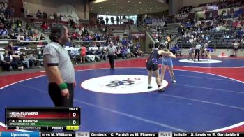 6A 145 lbs Semifinal - Callie Parrish, Springdale Har-Ber vs Meya Flowers, Fayetteville