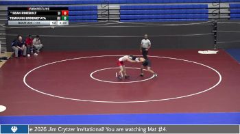 141 lbs Quarterfinal - Temuujin Erdenetuya, Marymount University vs Sean Rinebolt, Shenandoah University