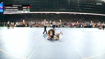 D3-175 lbs Cons. Round 1 - Conner Lambert, Ogemaw Heights HS vs Owen Motylinski, Dundee