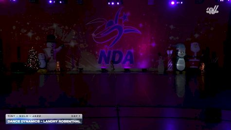 Dance Dynamics - Landry Rosenthal [2025 Tiny - Solo - Jazz Day 1] 2025 NDA Houston Regional